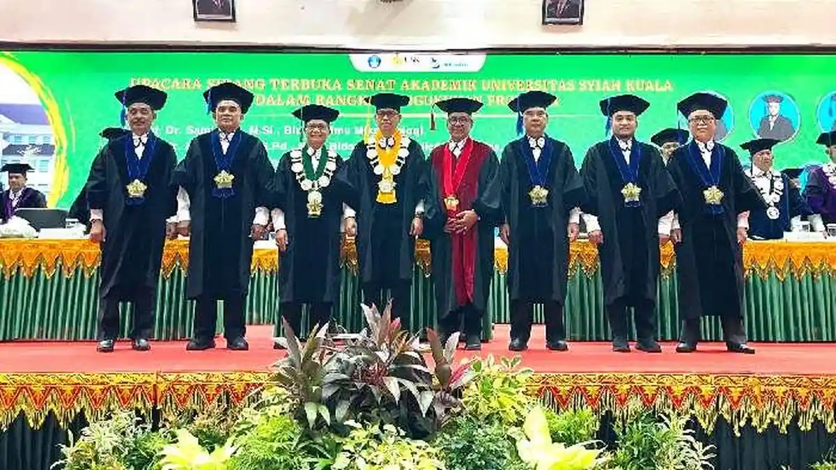 Kukuhkan 5 Guru Besar USK