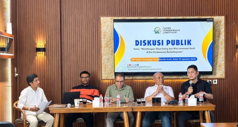 Kepercayaan dan Kepastian Hukum Jadi Tantangan Investasi Aceh