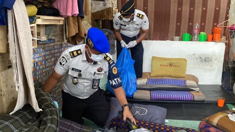 Blok Hunian WBP Rutan Kelas II B Banda Aceh Digeledah Petugas