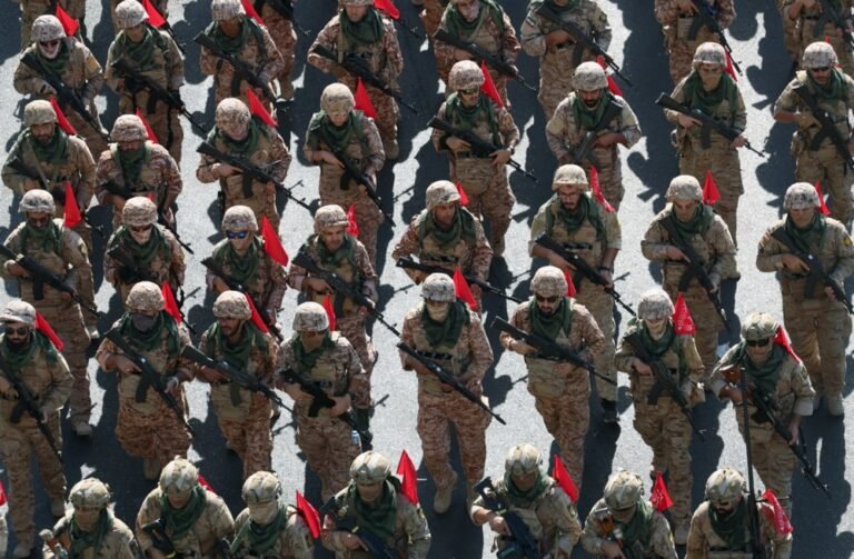 Jan-Fada 'Sacrifice for Iran' military rally in Tehran